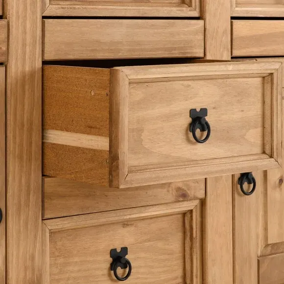Large Sideboard with Storage - Oak, Pine