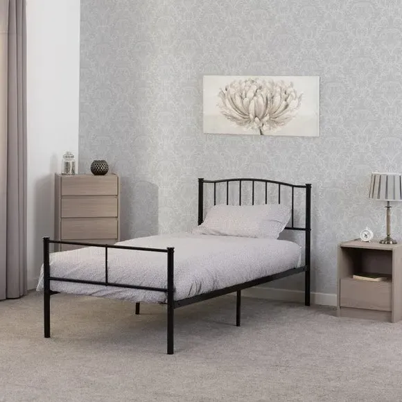 Metal Bed Frame - Black