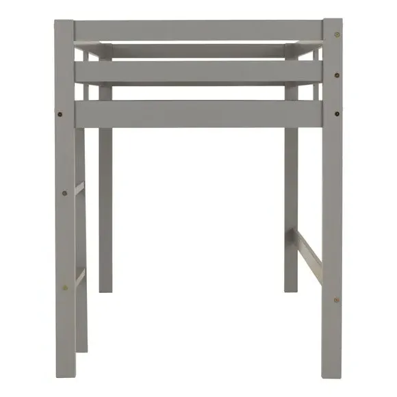 Mid Sleeper Bed Frame with Ladder - Slate