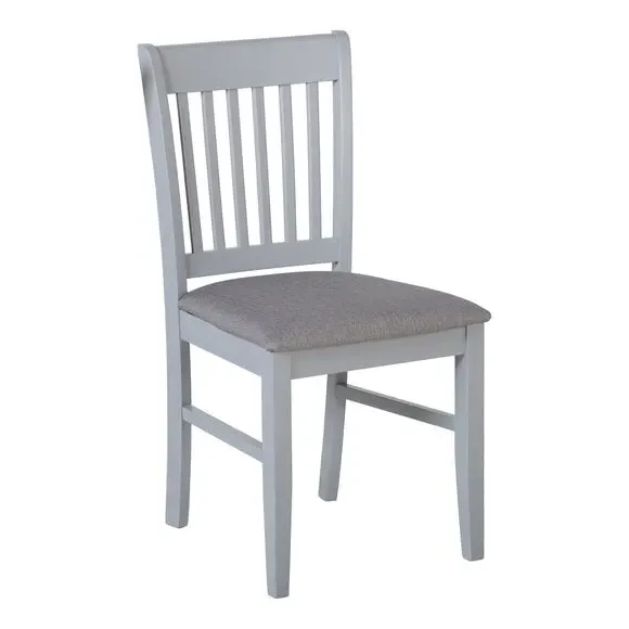 Oval Extendable Dining Set with 4 Chairs - Grey