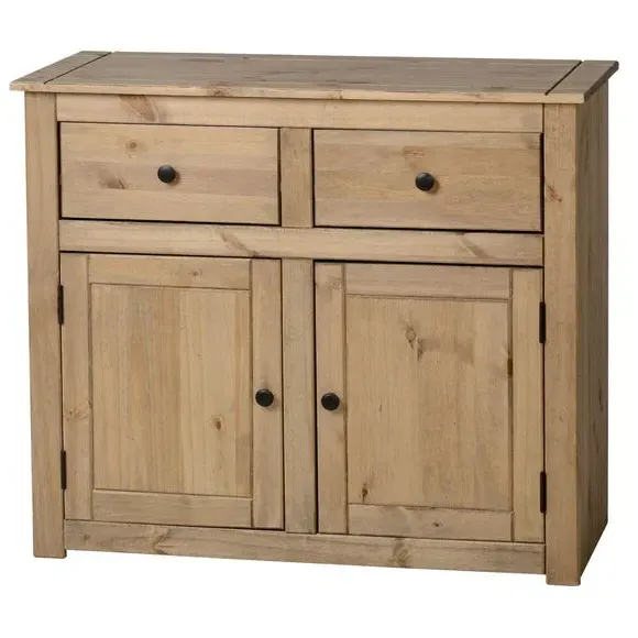 Sideboard with Drawers & Storage - Pine Wood image