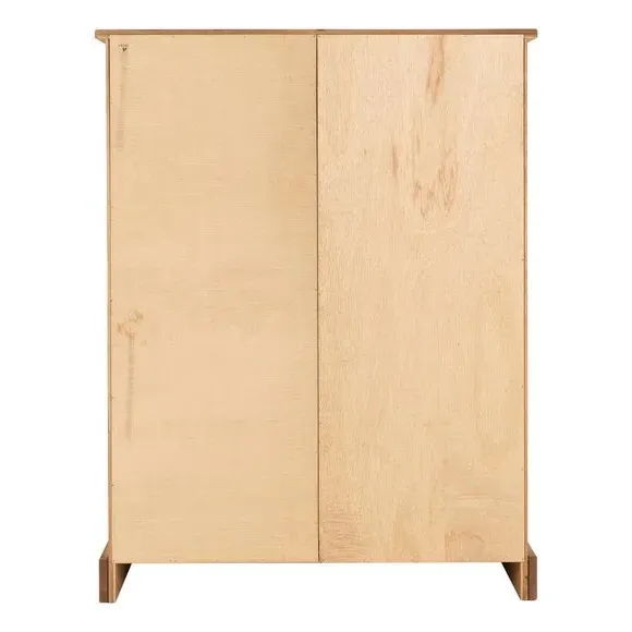Single 4-Drawer Wardrobe - Natural, Pine