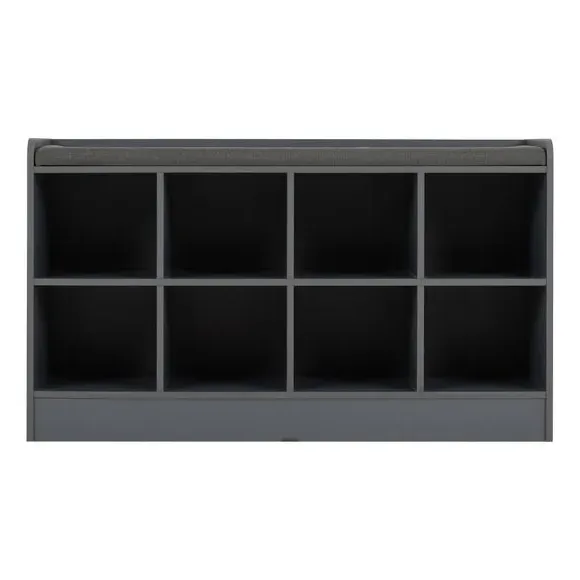 Storage Bench with Cushion - Grey