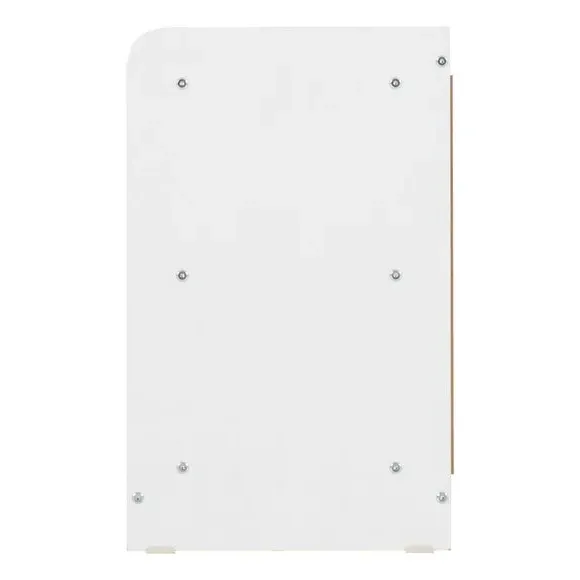 Storage Bench with Cushion - White