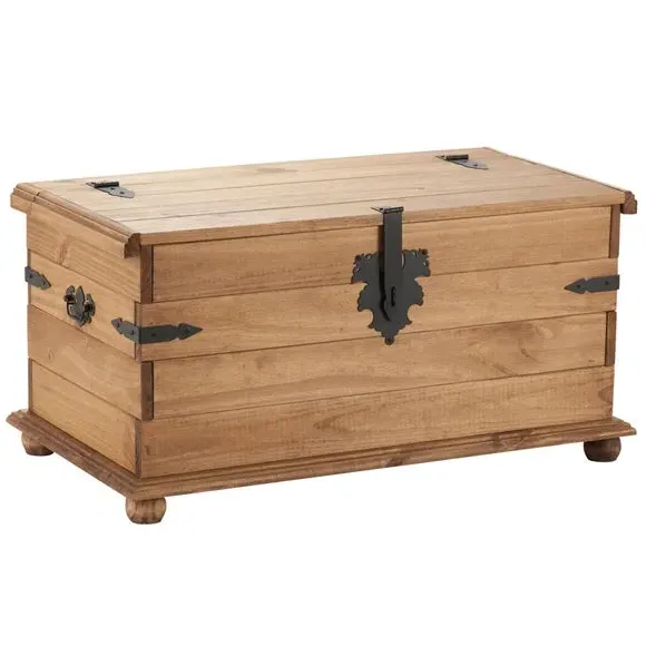 Storage Trunk with Table Top - Natural, Pine image