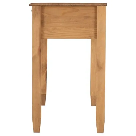 Study Desk with Drawer - Pine, Waxed Wood