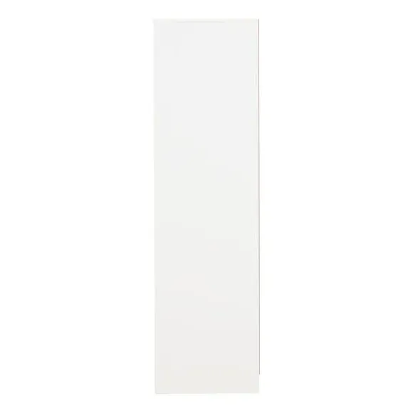 Triple Wardrobe with Storage - White, Wood