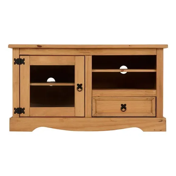 TV Unit with Storage - Oak, Pine