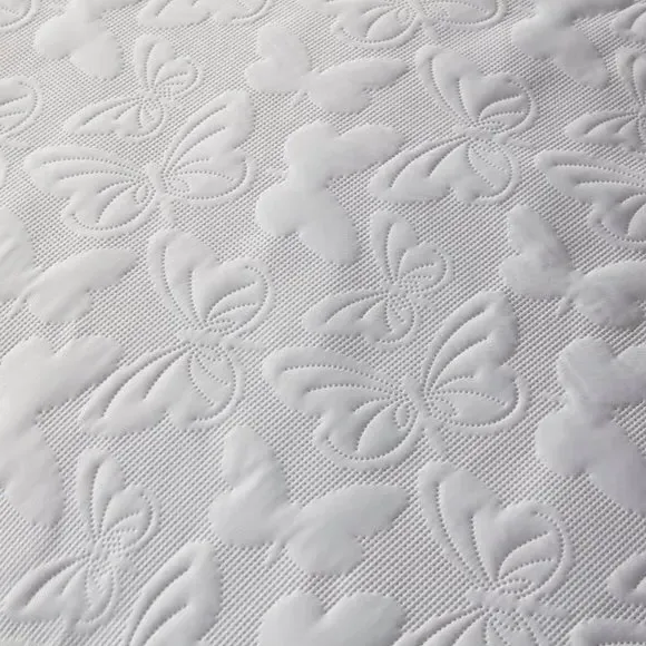 Butterfly Garden Duvet Set - White, Polyester