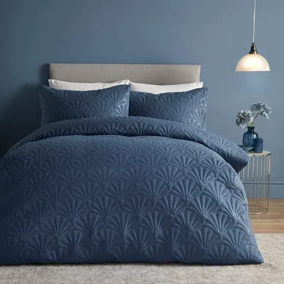 Duvet Cover Set with Pillowcases - Blue image
