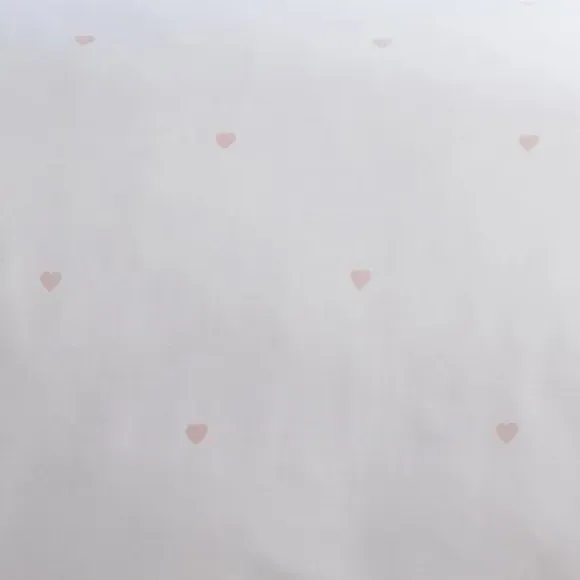 Heart Pattern Duvet Cover Set - Blush