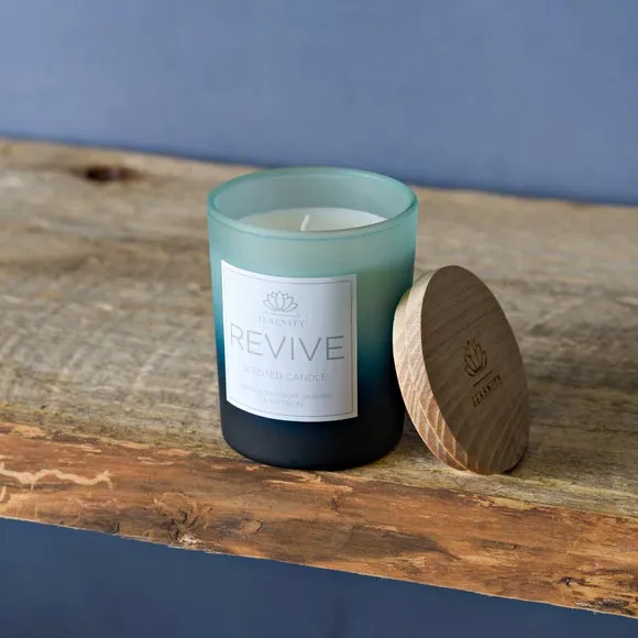3-Piece Scented Candle Gift Set - Blue, Wax