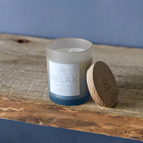 3-Piece Scented Candle Gift Set - Blue, Wax