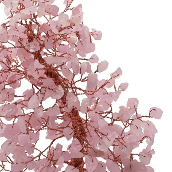 Gemstone Tree Decor - Pink, Rose Quartz