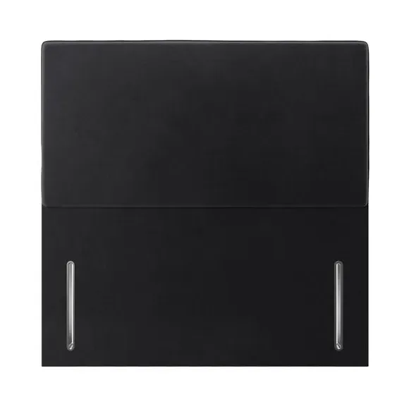 Floor Standing Headboard - Black, Velvet