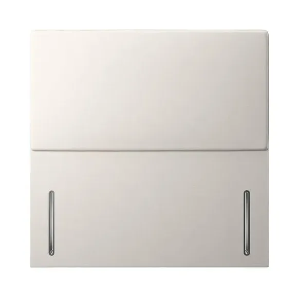 Floor Standing Headboard - Cream, Linen