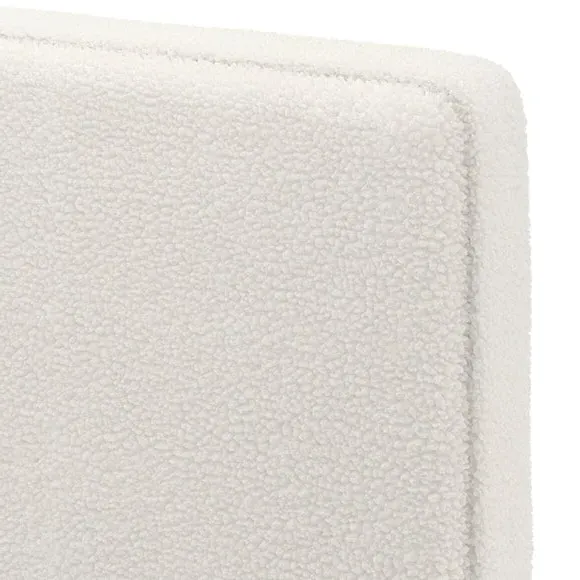 Floor Standing Headboard - Cream, Teddy Fabric