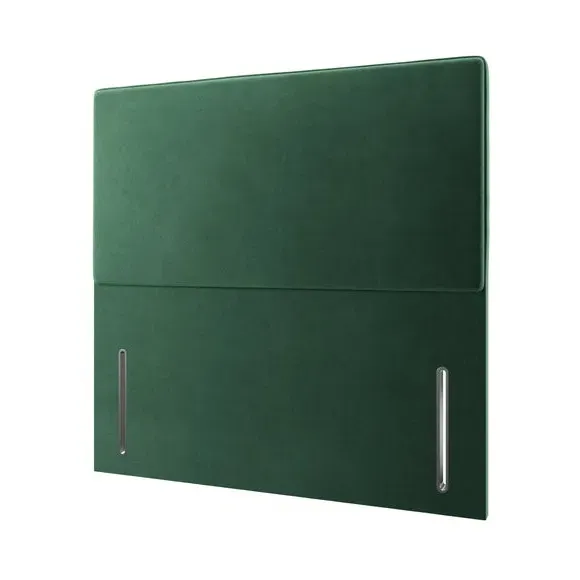Floor Standing Headboard - Emerald, Velvet