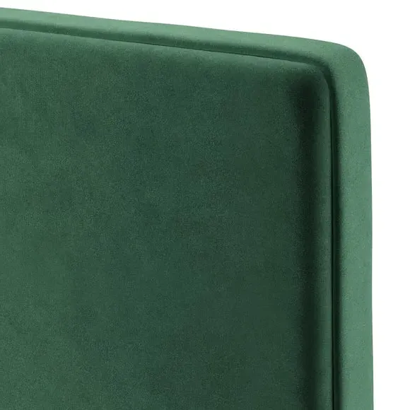 Floor Standing Headboard - Emerald, Velvet