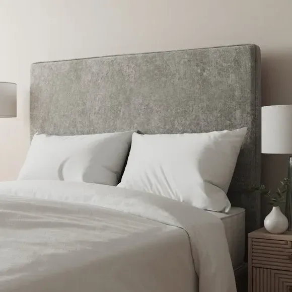 Floor Standing Headboard - Grey, Chenille image
