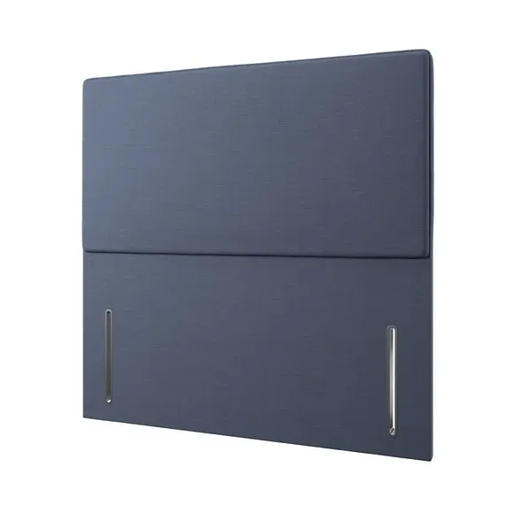 Floor Standing Headboard - Navy, Linen