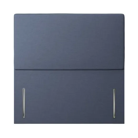Floor Standing Headboard - Navy, Linen