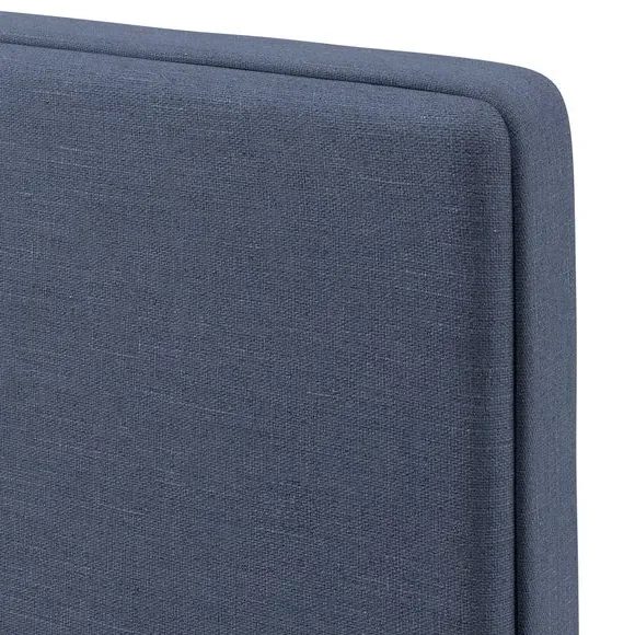 Floor Standing Headboard - Navy, Linen