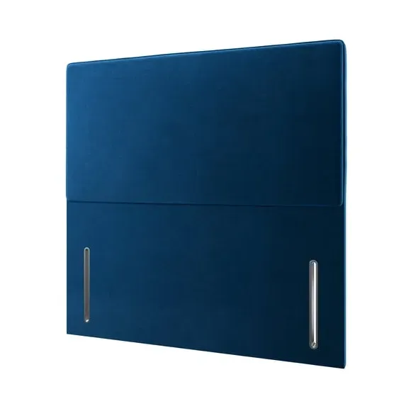 Floor Standing Headboard - Navy, Velvet