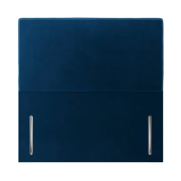 Floor Standing Headboard - Navy, Velvet