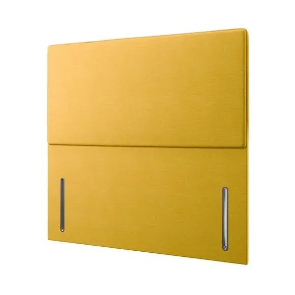 Floor Standing Headboard - Ochre, Linen