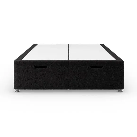 Ottoman Bed Frame with Storage - Black, Fabric