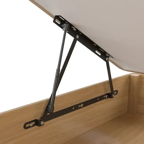 Ottoman Bed Frame with Storage - Natural, Fabric