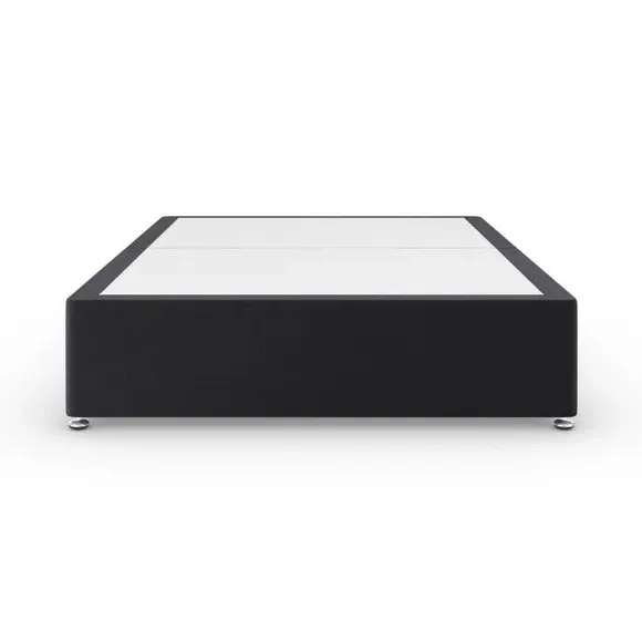 Platform Divan Base with Storage - Black, Velvet