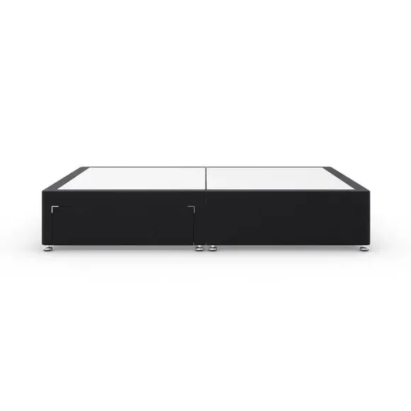 Platform Divan Base with Storage - Black, Velvet