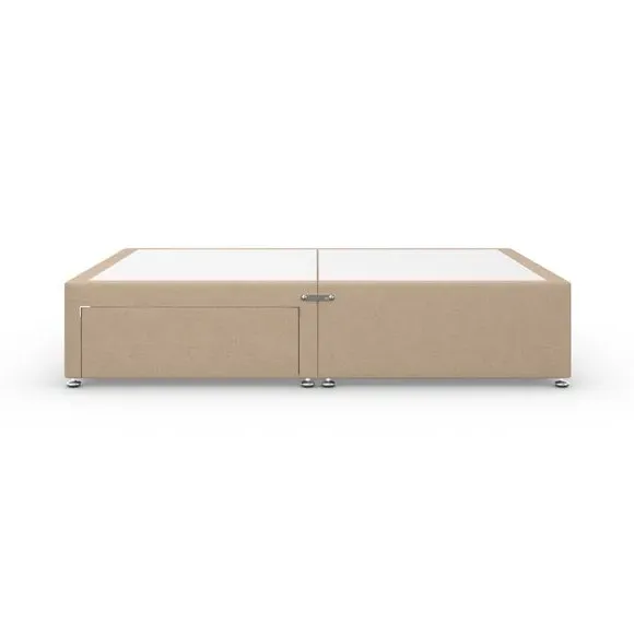 Platform Divan Base with Storage - Natural, Fabric