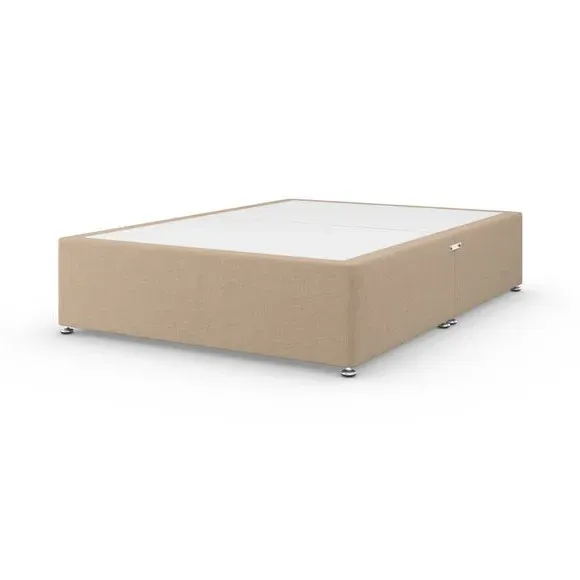Platform Divan Base with Storage - Natural, Fabric