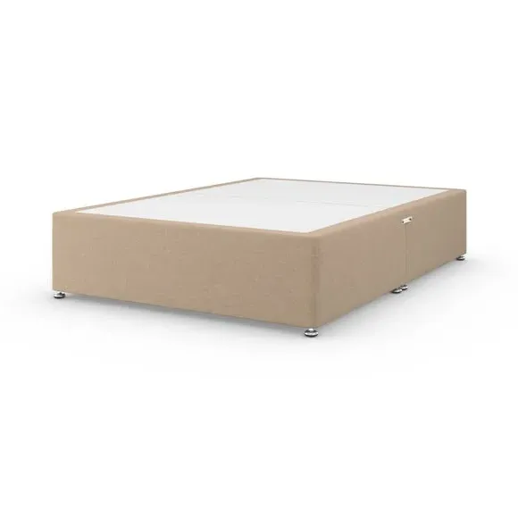 Platform Divan Base with Storage - Natural, Fabric