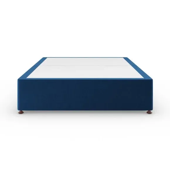 Platform Divan Base with Storage - Navy, Velvet