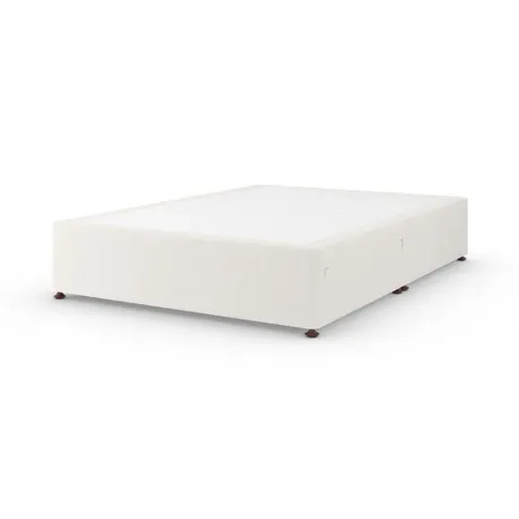 Platform Top Divan Base - Cream, Teddy Fabric