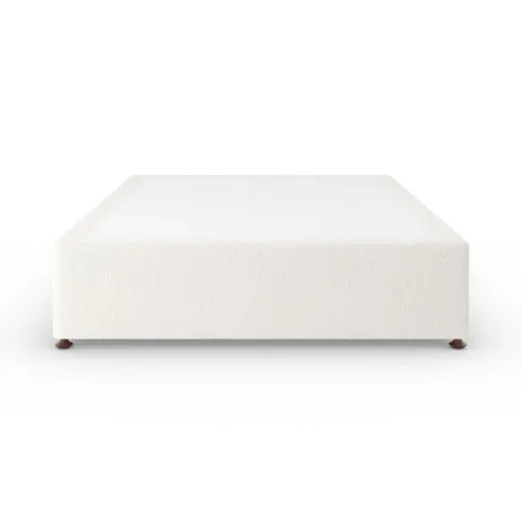 Platform Top Divan Base - Cream, Teddy Fabric