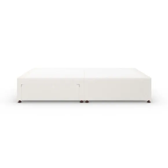 Platform Top Divan Base - Cream, Teddy Fabric