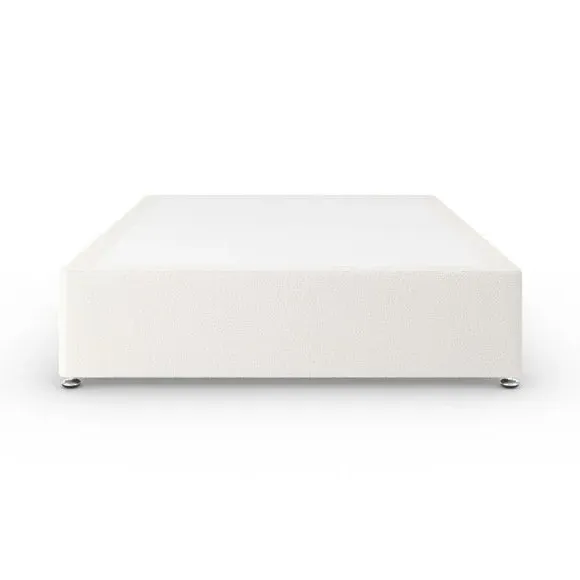 Platform Top Divan Base - Cream, Teddy Fabric