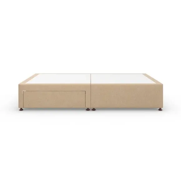 Platform Top Divan Base with Storage - Natural, Tweed