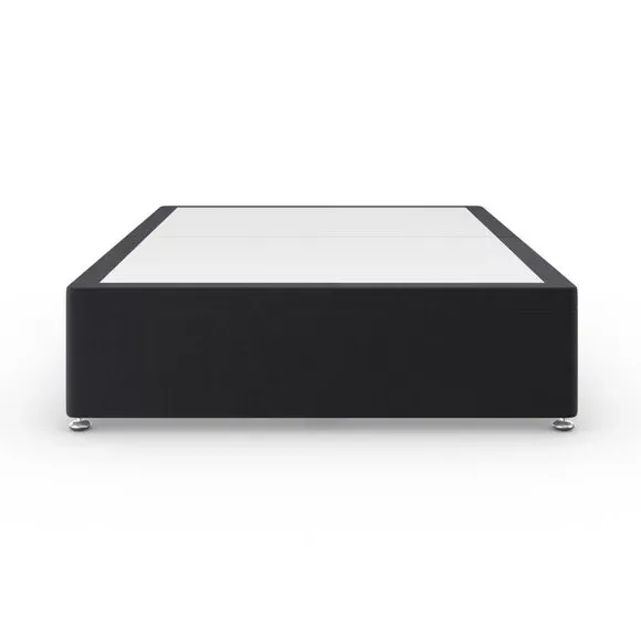 Side Ottoman Bed Frame - Black, Velvet