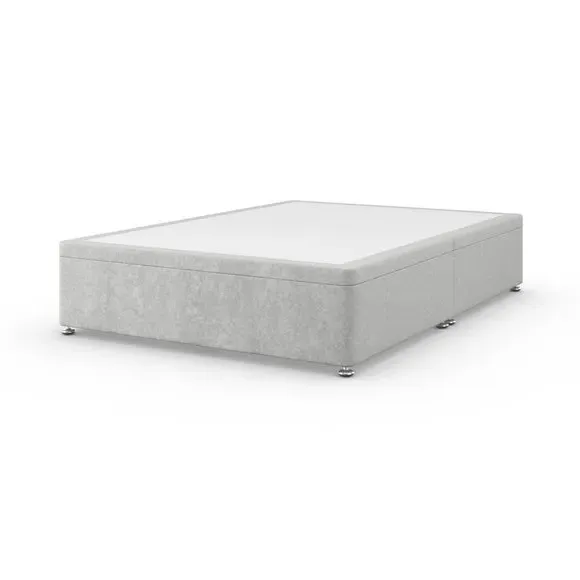 Side Ottoman Bed Frame - Natural, Chenille