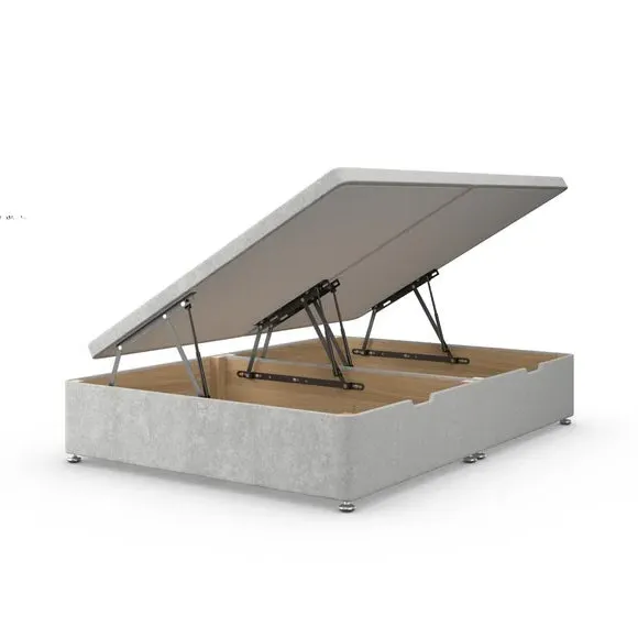Side Ottoman Bed Frame - Natural, Chenille