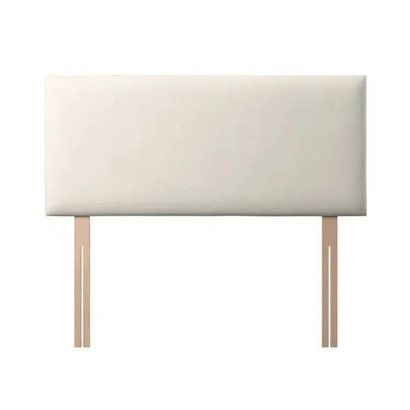 Strutted Headboard with Foam Padding - Cream