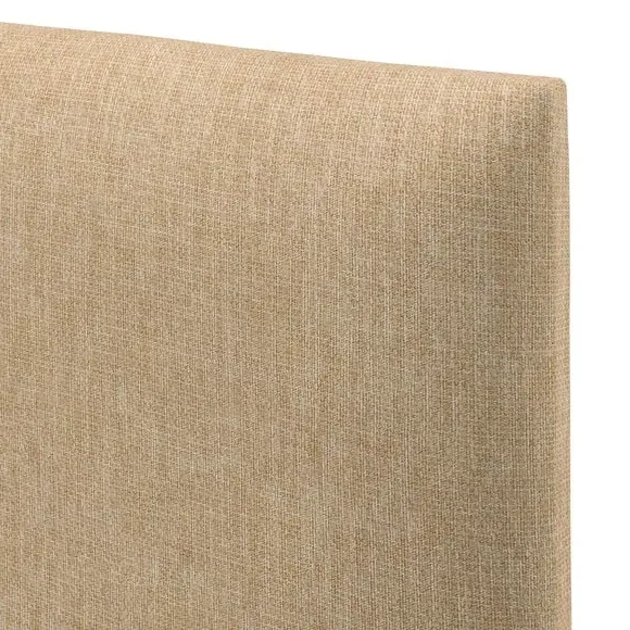 Strutted Headboard with Foam Padding - Natural, Fabric