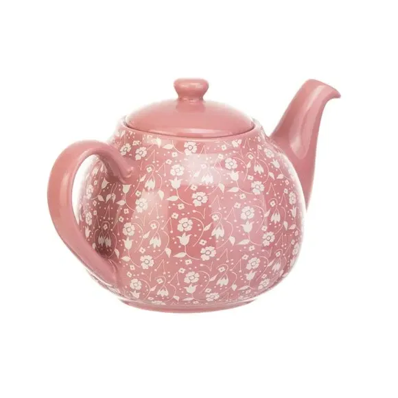 6 Cup Teapot Ditsy Floral - Pink, Stoneware
