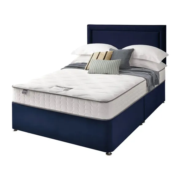 Divan Bed with Headboard & Mattress - Maritime